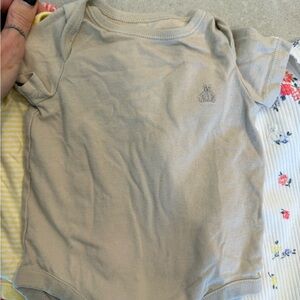 GAP Red and White Baby Onesie